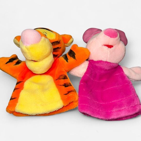 Disney Winnie The Pooh - Tigger and Piglet Stuffed Animal Puppets - Picture 4 of 5